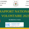 Rapport national volontaire 2023 du Burkina Faso